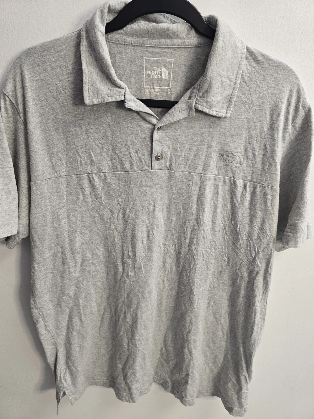 The North Face Men's Light Grey Polo Shirt
